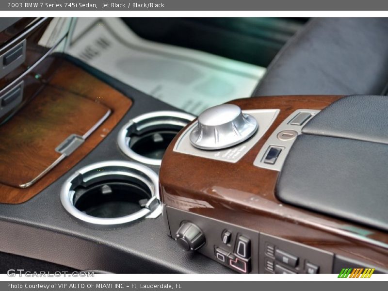 Jet Black / Black/Black 2003 BMW 7 Series 745i Sedan