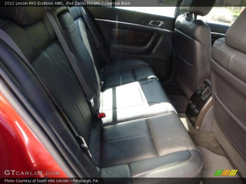 Red Candy Metallic / Charcoal Black 2012 Lincoln MKS EcoBoost AWD
