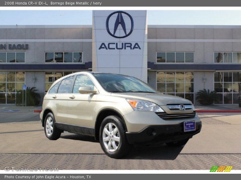 Borrego Beige Metallic / Ivory 2008 Honda CR-V EX-L