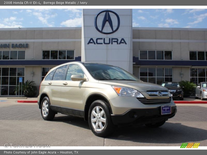 Borrego Beige Metallic / Ivory 2008 Honda CR-V EX-L