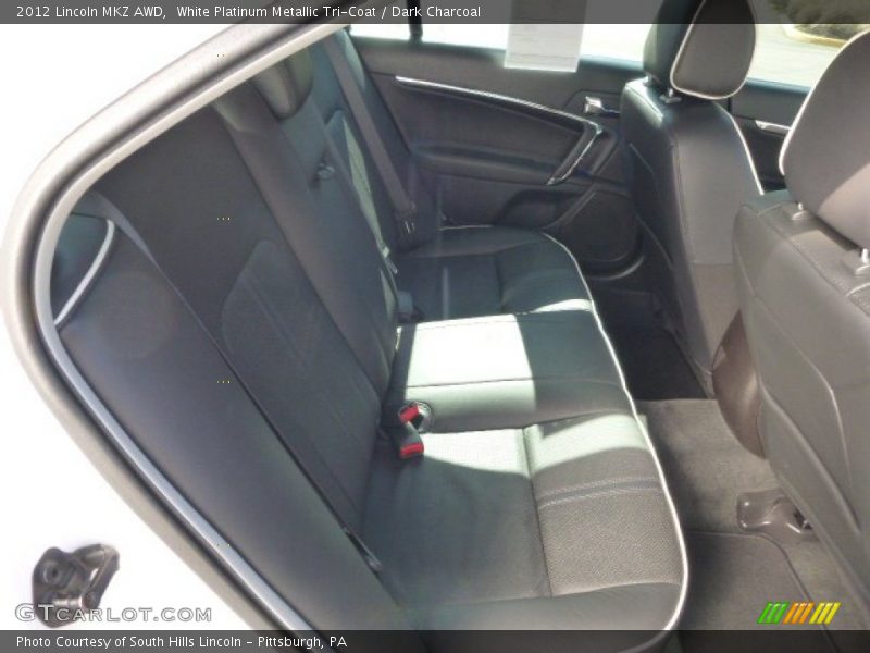 White Platinum Metallic Tri-Coat / Dark Charcoal 2012 Lincoln MKZ AWD