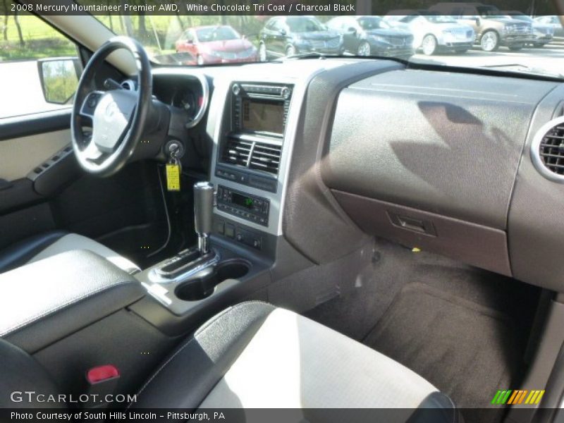 White Chocolate Tri Coat / Charcoal Black 2008 Mercury Mountaineer Premier AWD