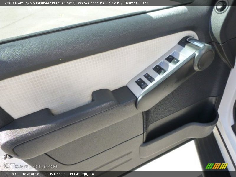White Chocolate Tri Coat / Charcoal Black 2008 Mercury Mountaineer Premier AWD