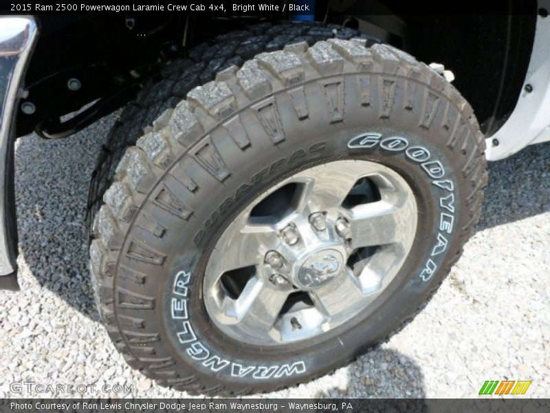 Bright White / Black 2015 Ram 2500 Powerwagon Laramie Crew Cab 4x4