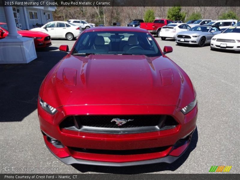 Ruby Red Metallic / Ceramic 2015 Ford Mustang GT Coupe