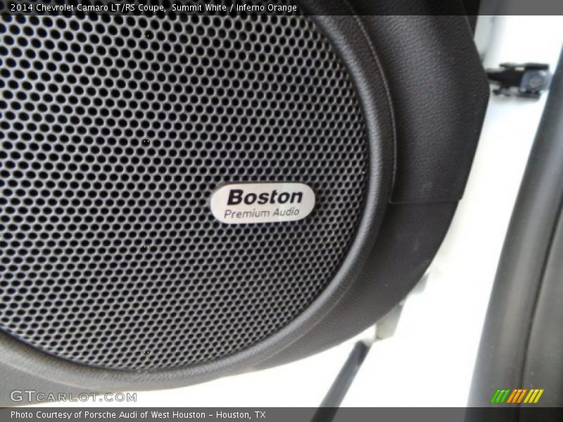 Summit White / Inferno Orange 2014 Chevrolet Camaro LT/RS Coupe