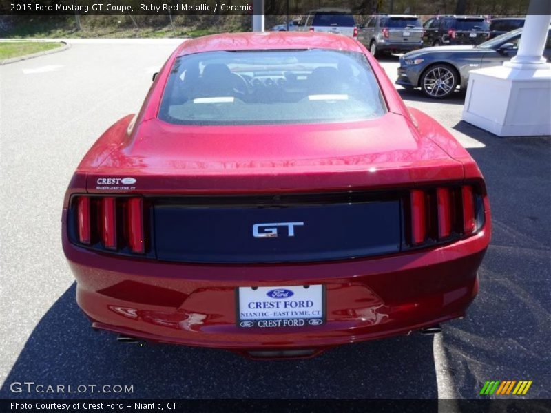 Ruby Red Metallic / Ceramic 2015 Ford Mustang GT Coupe