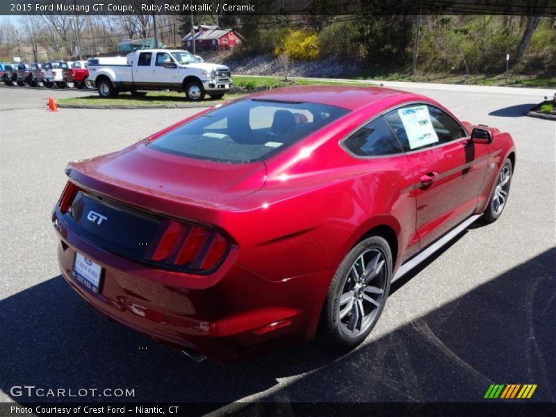 Ruby Red Metallic / Ceramic 2015 Ford Mustang GT Coupe