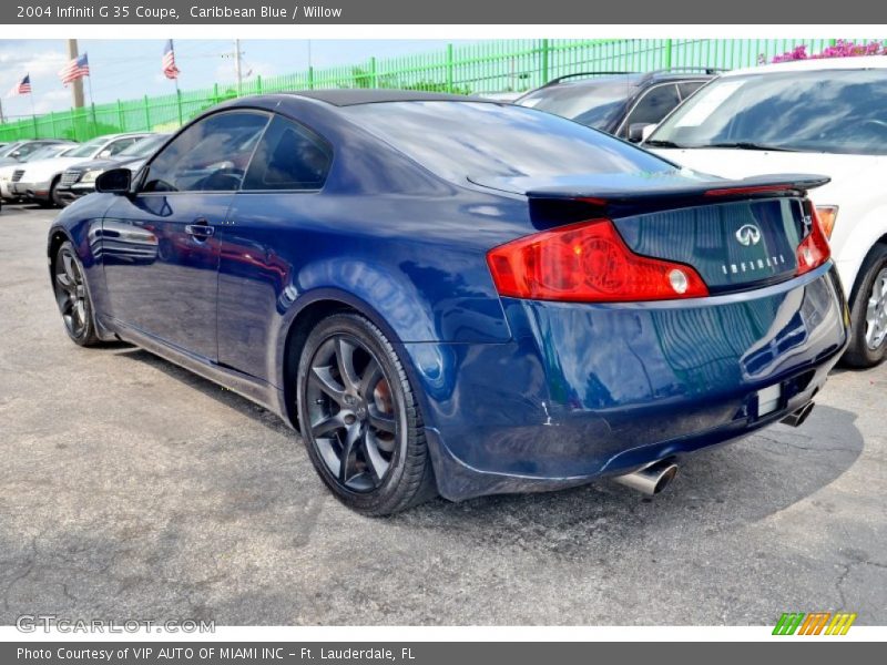 Caribbean Blue / Willow 2004 Infiniti G 35 Coupe