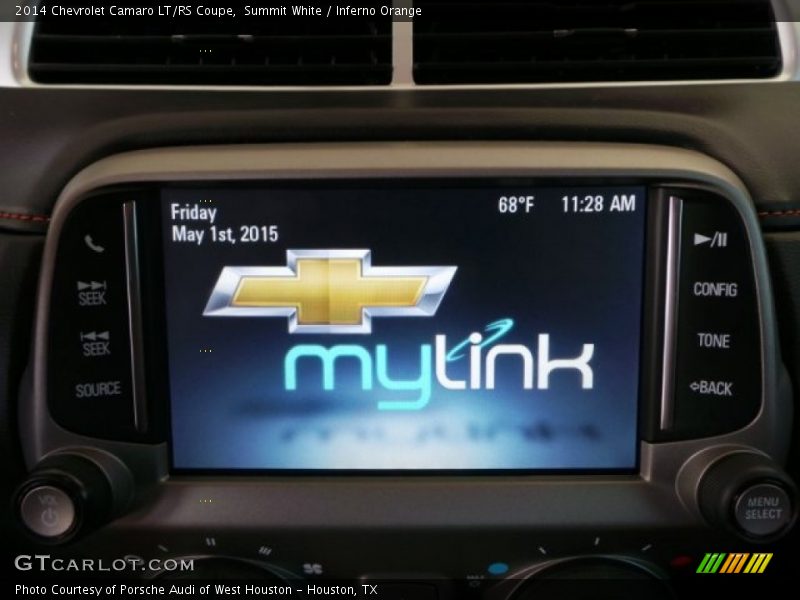 Summit White / Inferno Orange 2014 Chevrolet Camaro LT/RS Coupe