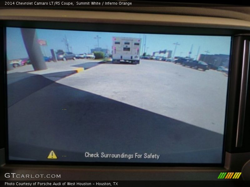 Summit White / Inferno Orange 2014 Chevrolet Camaro LT/RS Coupe