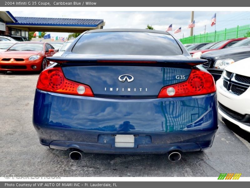 Caribbean Blue / Willow 2004 Infiniti G 35 Coupe