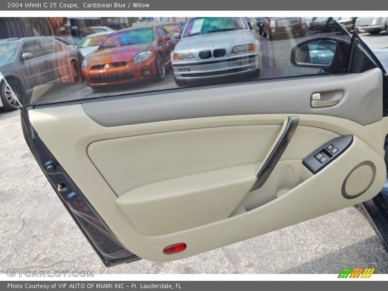 Caribbean Blue / Willow 2004 Infiniti G 35 Coupe