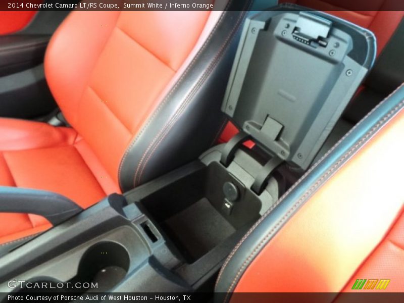 Summit White / Inferno Orange 2014 Chevrolet Camaro LT/RS Coupe