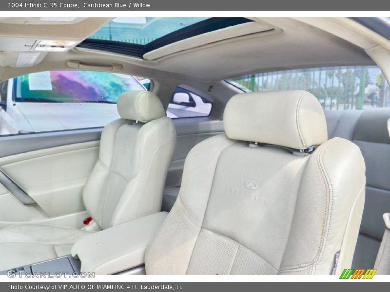 Caribbean Blue / Willow 2004 Infiniti G 35 Coupe