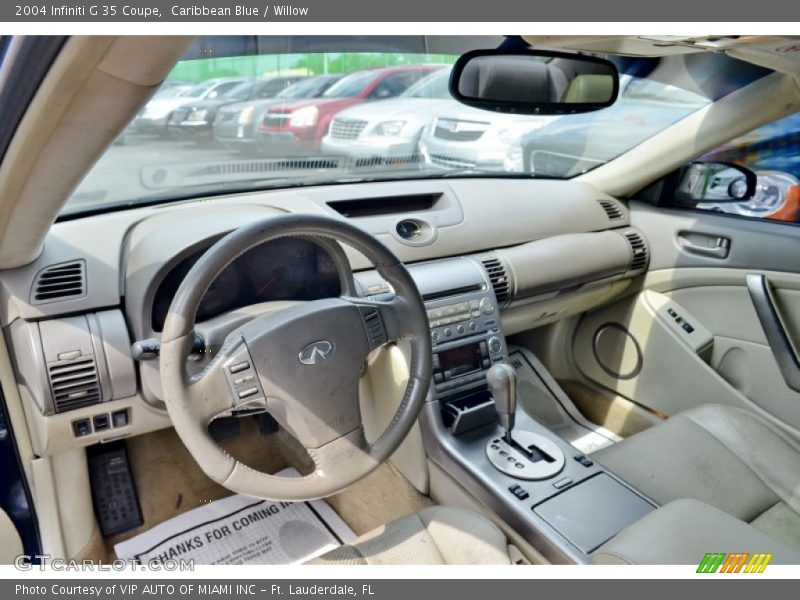 Caribbean Blue / Willow 2004 Infiniti G 35 Coupe