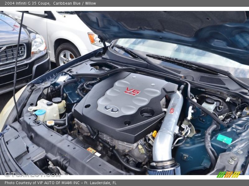 Caribbean Blue / Willow 2004 Infiniti G 35 Coupe