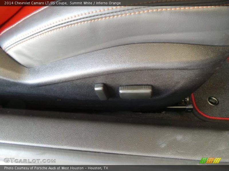 Summit White / Inferno Orange 2014 Chevrolet Camaro LT/RS Coupe