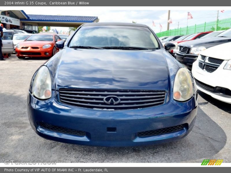 Caribbean Blue / Willow 2004 Infiniti G 35 Coupe