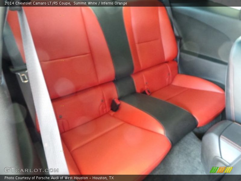 Summit White / Inferno Orange 2014 Chevrolet Camaro LT/RS Coupe