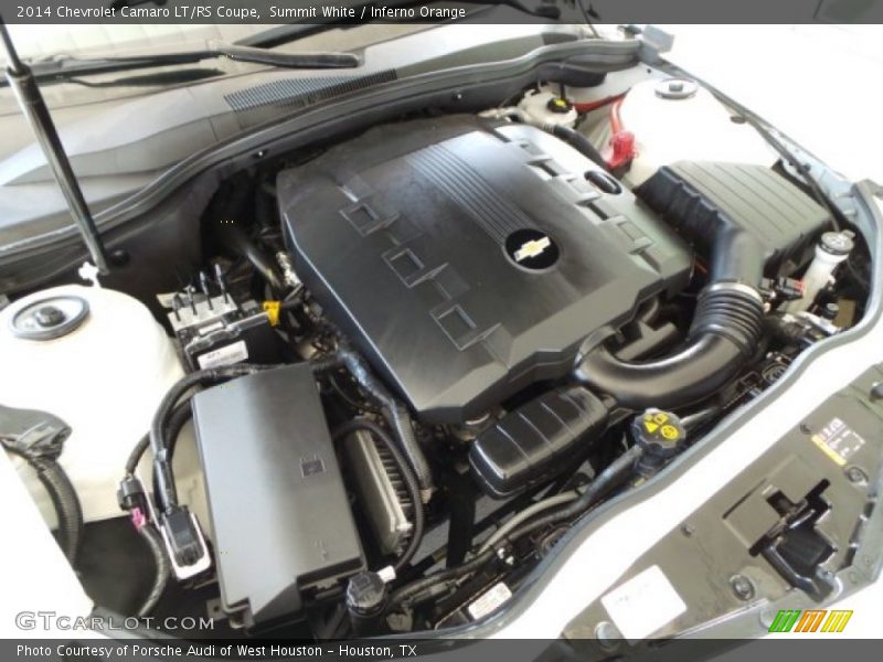 Summit White / Inferno Orange 2014 Chevrolet Camaro LT/RS Coupe