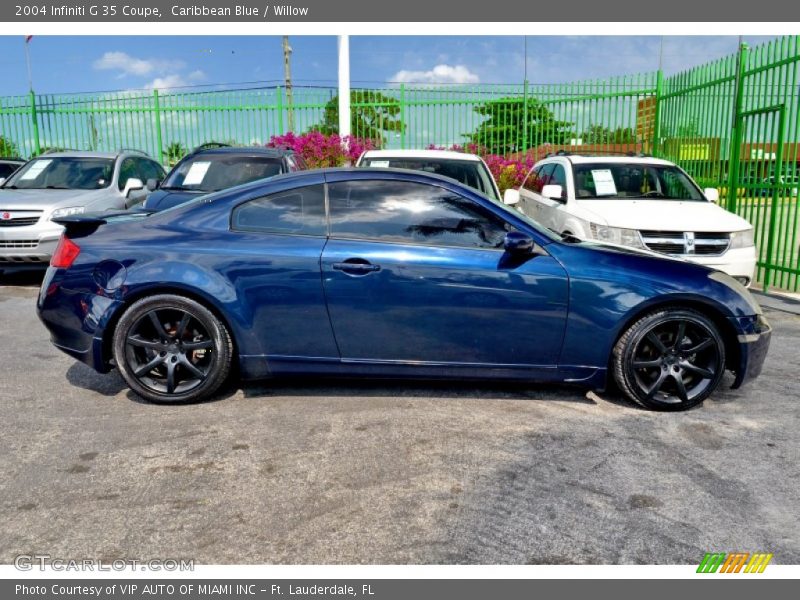 Caribbean Blue / Willow 2004 Infiniti G 35 Coupe