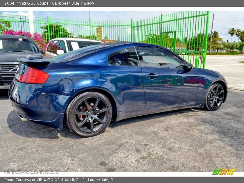 Caribbean Blue / Willow 2004 Infiniti G 35 Coupe