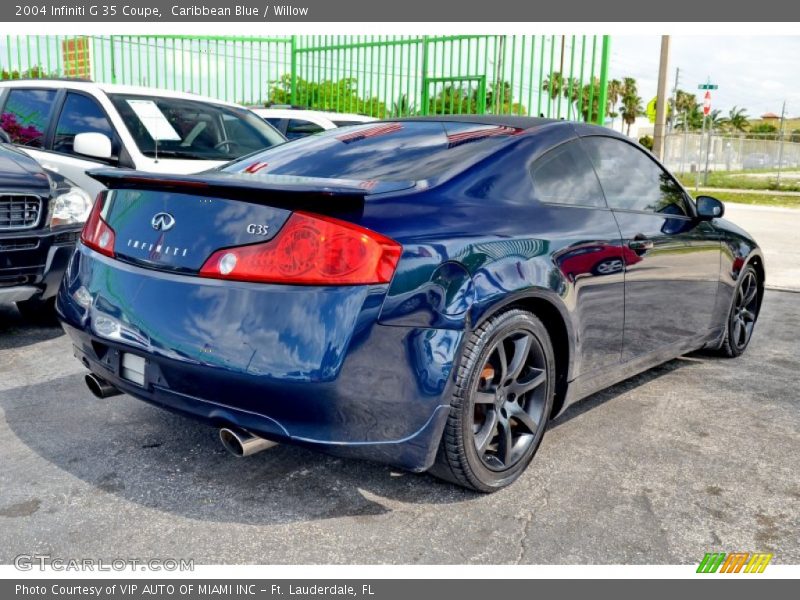 Caribbean Blue / Willow 2004 Infiniti G 35 Coupe