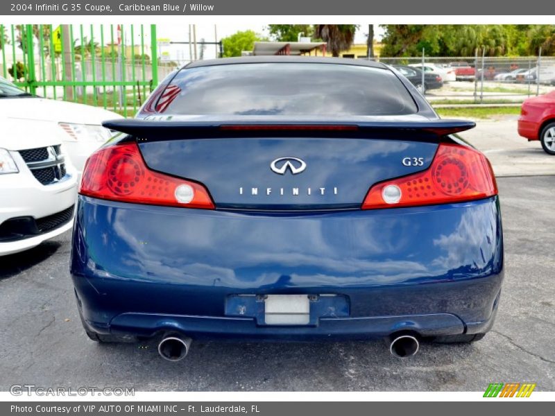 Caribbean Blue / Willow 2004 Infiniti G 35 Coupe