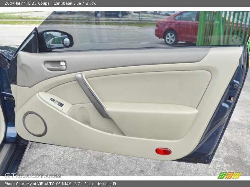 Caribbean Blue / Willow 2004 Infiniti G 35 Coupe