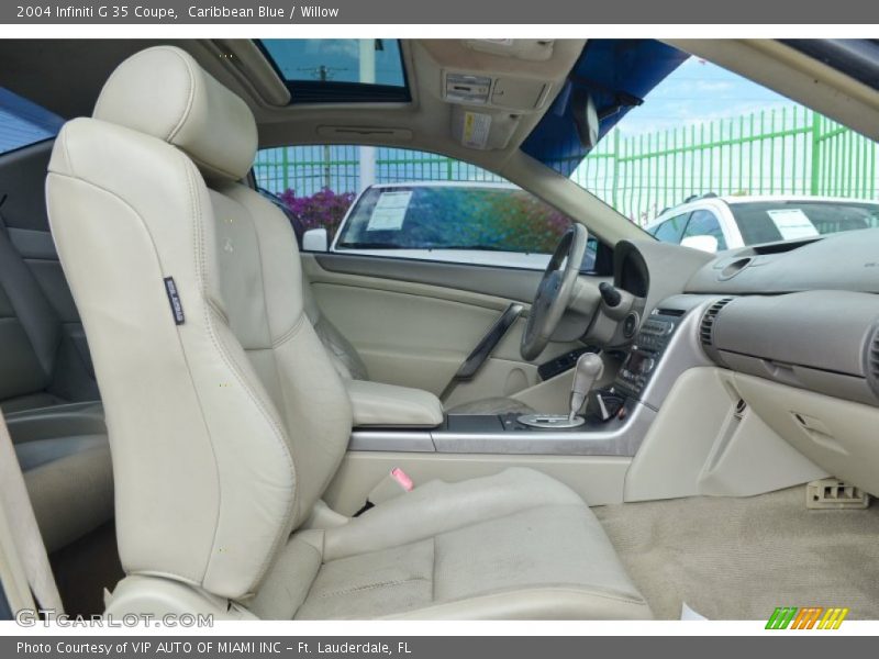 Caribbean Blue / Willow 2004 Infiniti G 35 Coupe
