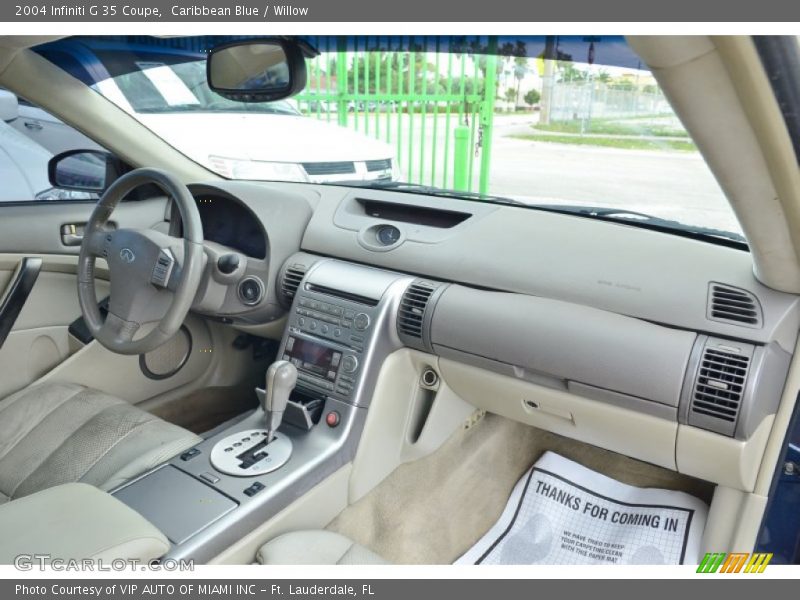 Caribbean Blue / Willow 2004 Infiniti G 35 Coupe