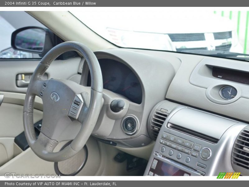 Caribbean Blue / Willow 2004 Infiniti G 35 Coupe