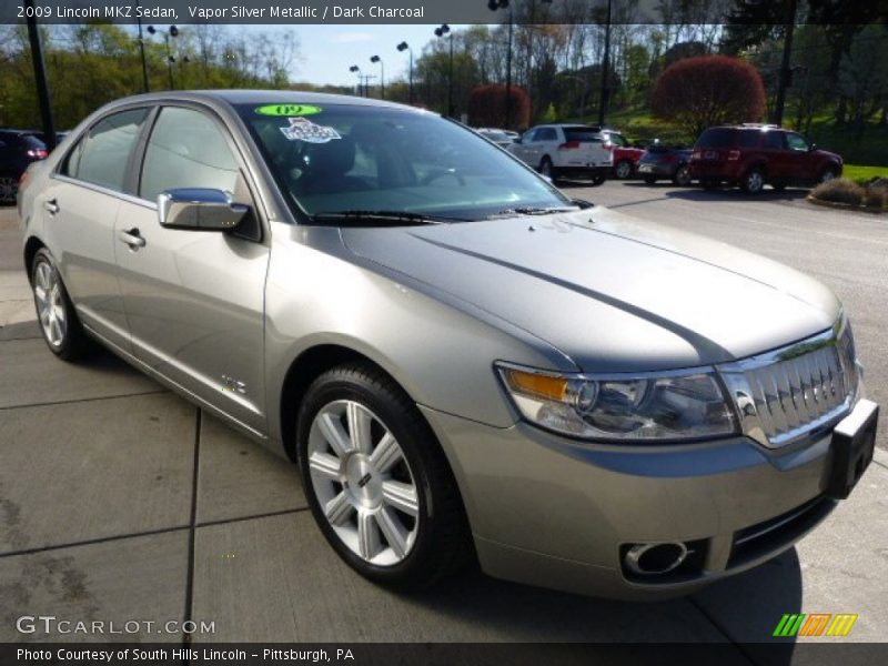 Vapor Silver Metallic / Dark Charcoal 2009 Lincoln MKZ Sedan