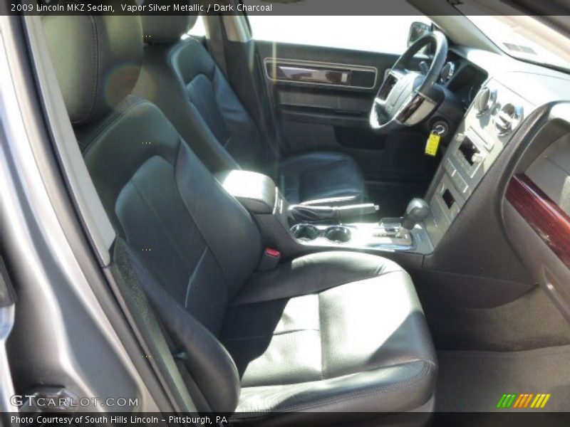 Vapor Silver Metallic / Dark Charcoal 2009 Lincoln MKZ Sedan