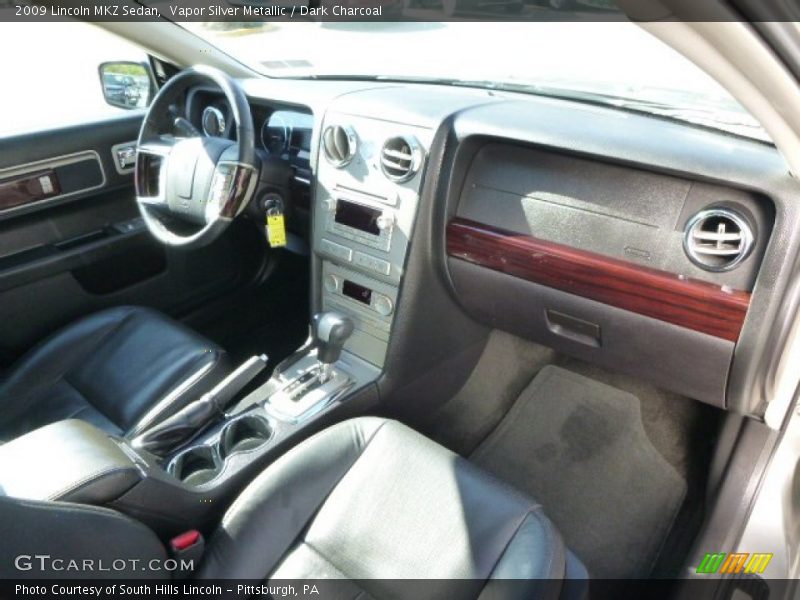 Vapor Silver Metallic / Dark Charcoal 2009 Lincoln MKZ Sedan