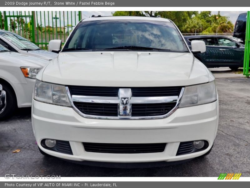 Stone White / Pastel Pebble Beige 2009 Dodge Journey R/T