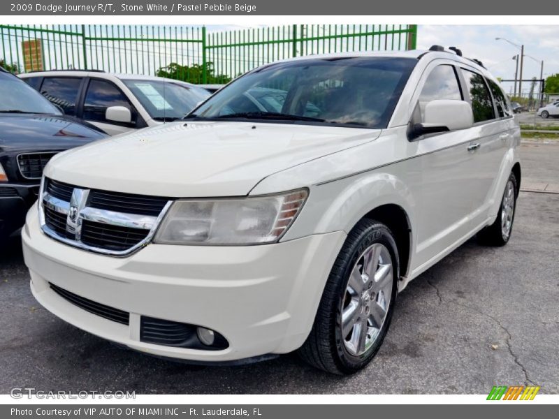 Stone White / Pastel Pebble Beige 2009 Dodge Journey R/T