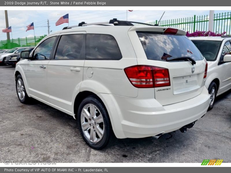 Stone White / Pastel Pebble Beige 2009 Dodge Journey R/T
