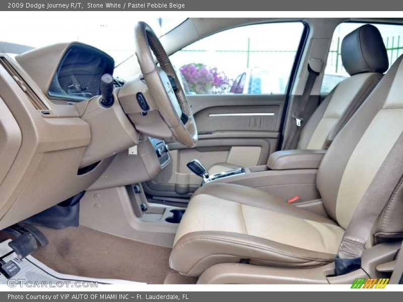 Stone White / Pastel Pebble Beige 2009 Dodge Journey R/T