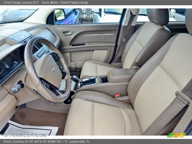 Stone White / Pastel Pebble Beige 2009 Dodge Journey R/T