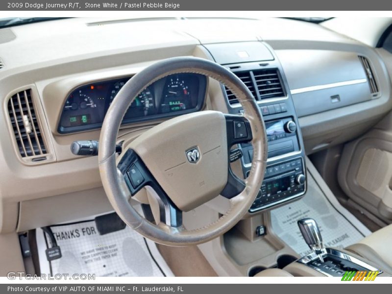 Stone White / Pastel Pebble Beige 2009 Dodge Journey R/T