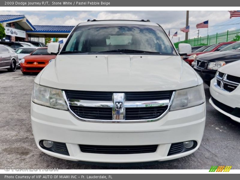 Stone White / Pastel Pebble Beige 2009 Dodge Journey R/T