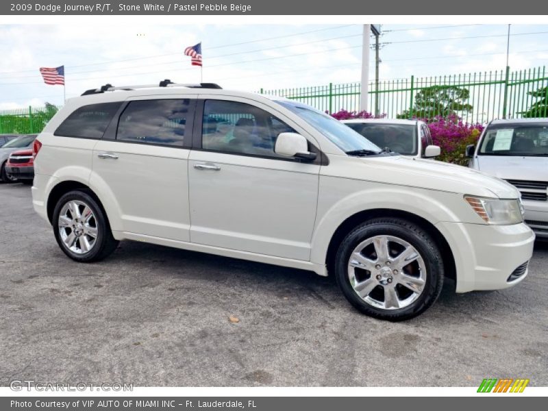 Stone White / Pastel Pebble Beige 2009 Dodge Journey R/T