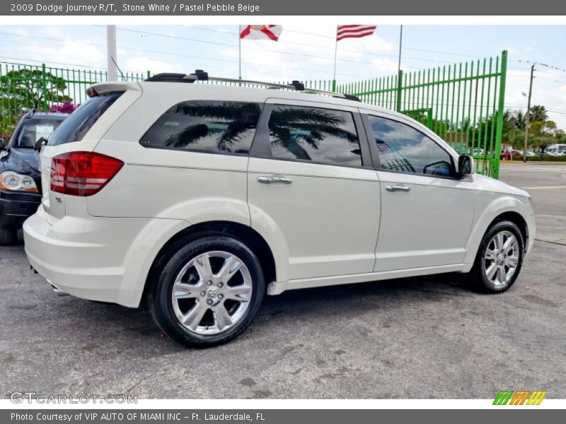 Stone White / Pastel Pebble Beige 2009 Dodge Journey R/T