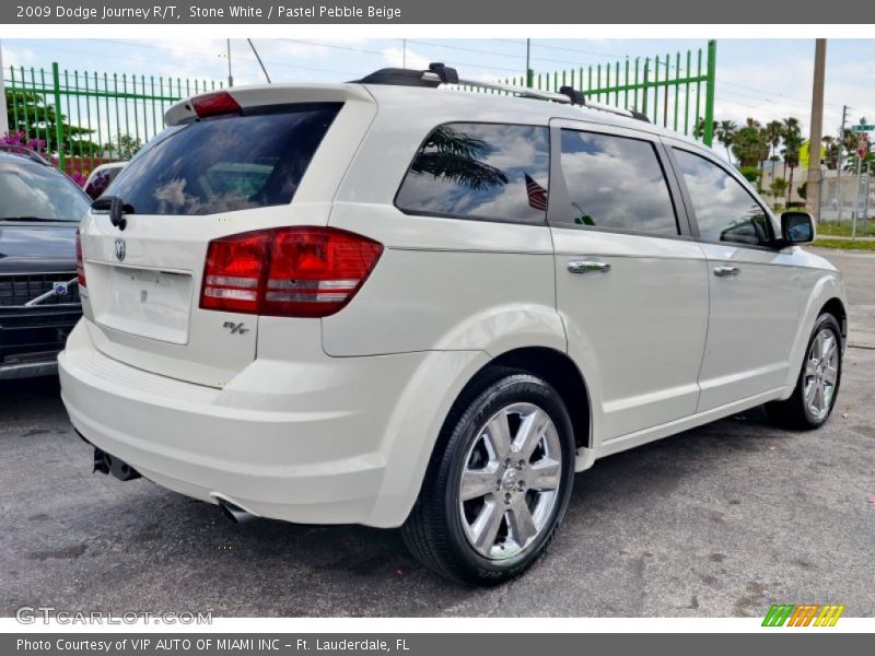 Stone White / Pastel Pebble Beige 2009 Dodge Journey R/T