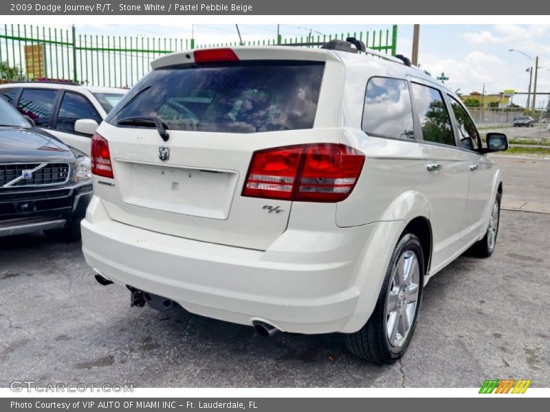 Stone White / Pastel Pebble Beige 2009 Dodge Journey R/T
