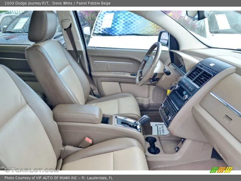 Stone White / Pastel Pebble Beige 2009 Dodge Journey R/T