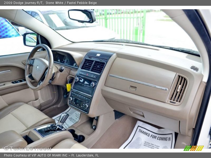 Stone White / Pastel Pebble Beige 2009 Dodge Journey R/T