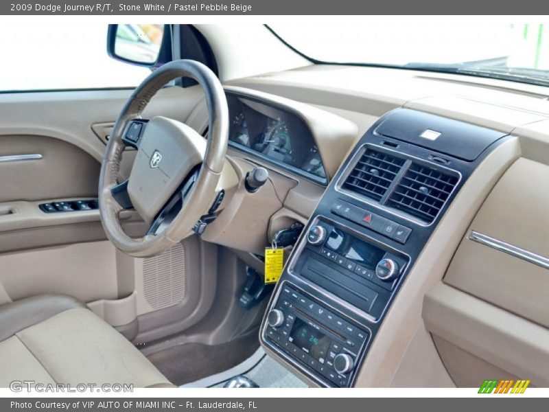 Stone White / Pastel Pebble Beige 2009 Dodge Journey R/T